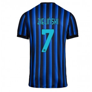 Lacne Muži Futbalové dres Inter Milan Piotr Zielinski #7 2025-26 Krátky Rukáv - Domáci